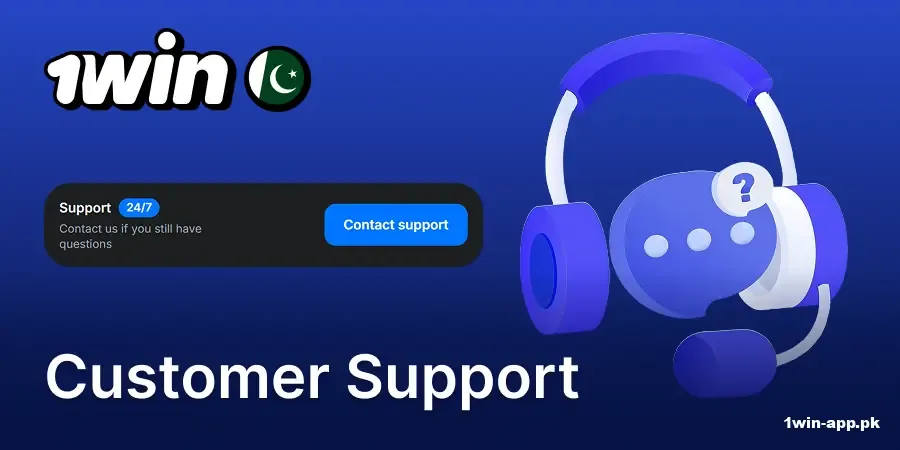 Customer Support on the 1Win website