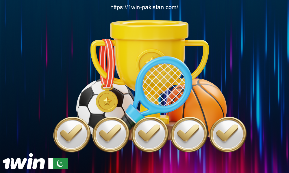 At 1win there are different betting options for bettors from Pakistan