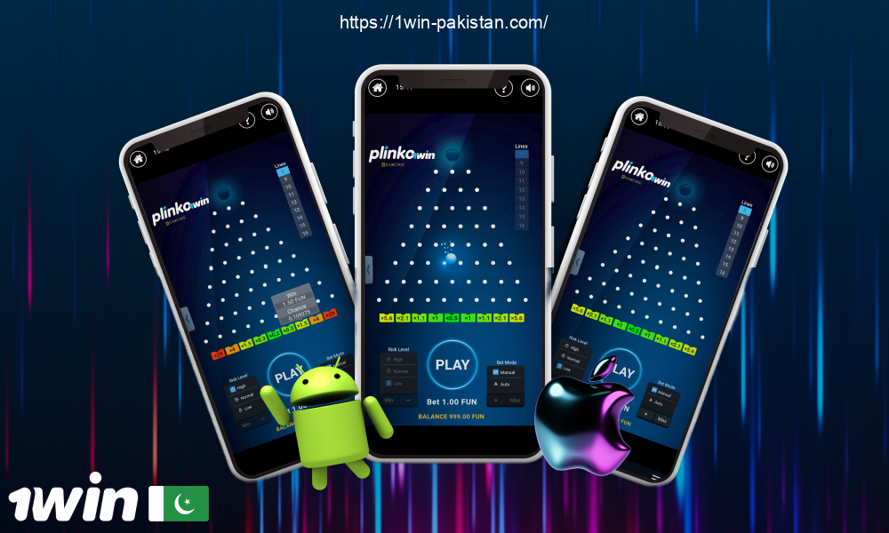 For Pakistanis who love to bet and gamble on the go, the 1win Plinko app is the perfect choice